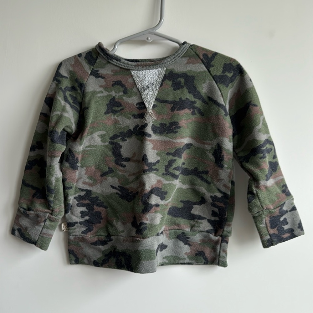Micro Camo Childhoods Pullover 3T
